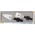 Serrated Pie Server & Mini Server Serving Gift Set w/ Black Handles